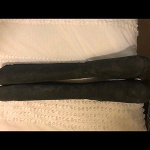 New Stuart Weizmann Suede-Stretch knee high boots